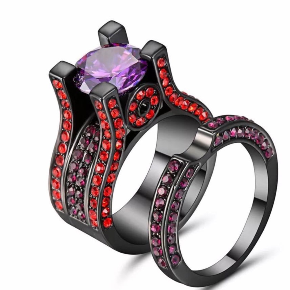 Size 8 Ring Set - Picture 2 of 2